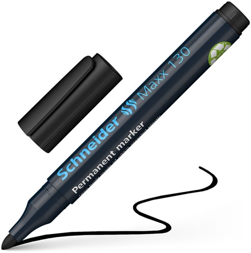 Viltstift Schneider Maxx 130 rond 1-3mm zwart 1 Stuk-2