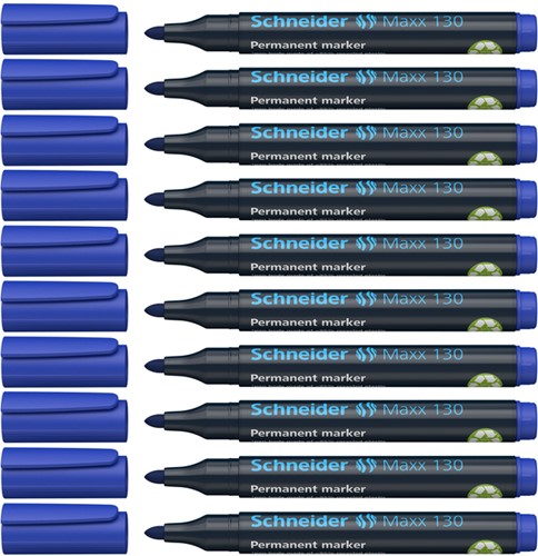 Viltstift Schneider Maxx 130 rond 1-3mm blauw 1 Stuk-1