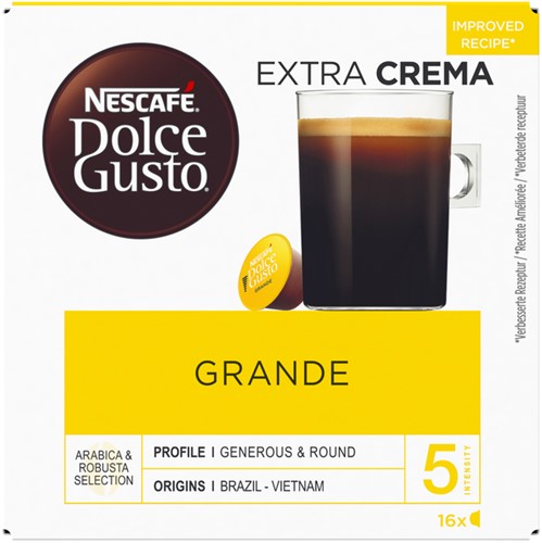 Koffiecups Dolce Gusto grande 16st 16 Stuk