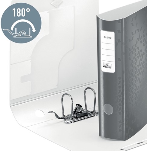 Ordner Leitz WOW active 180° 80mm PP A4 blauw 1 Stuk-5
