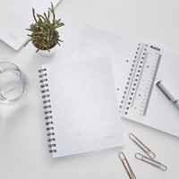 Notitieboek Leitz WOW A5 lijn spiraal PP wit 1 Stuk-6