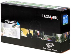 TONERCARTRIDGE LEXMARK C746A1CG (C746) CYAN 1 STUK