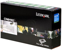 TONERCARTRIDGE LEXMARK C746H1KG (C746) BLACK 1 STUK