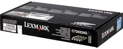 PHOTOCONDUCTOR LEXMARK 0C734X24G 4 PACK 1 PAK à 4