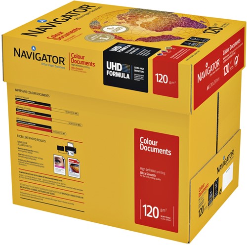 Kopieerpapier Navigator Colour Doc A4 120gr wit 250 Vel-1
