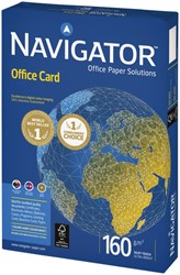 Kopieerpapier Navigator Office Card A4 160gr wit 250 Vel