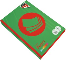 Kopieerpapier Quantore Colour A4 80gr grasgroen 500 Vel