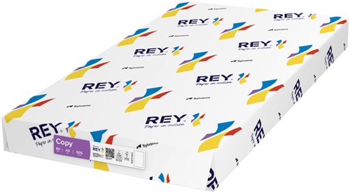 Kopieerpapier Rey Copy A3 80gr wit 500 Vel