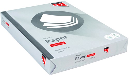 Kopieerpapier Quantore Economy A3 80gr wt 500 Vel