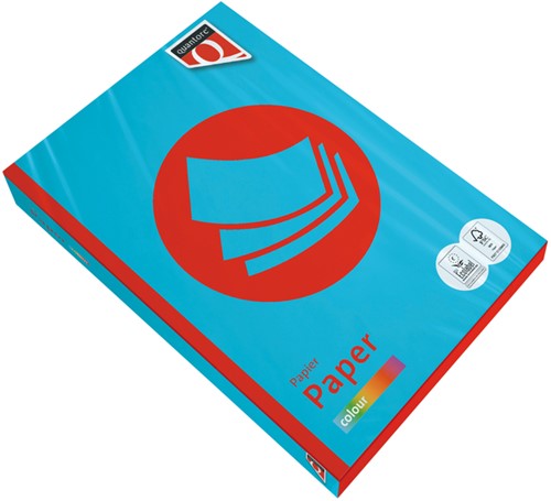 Kopieerpapier Quantore Colour A3 80gr azuurblauw 500 Vel