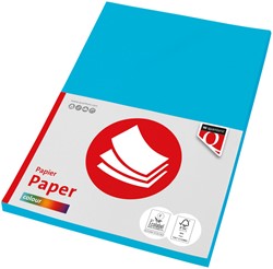 Kopieerpapier Quantore Col-50 A4 160gr azuurblauw 50 Vel