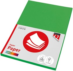 Kopieerpapier Quantore Col-50 A4 160gr grasgroen 50 Vel