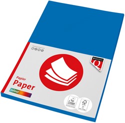 Kopieerpapier Quantore Col-50 A4 160gr diepblauw 50 Vel