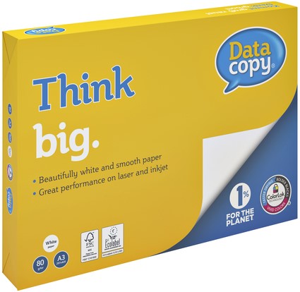 Kopieerpapier Datacopy A3 80gr wit 500 Vel-2