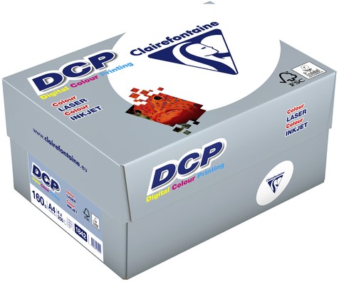 Laserpapier Clairefontaine DCP A4 160gr wit 250 Vel-2