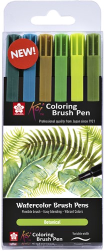 Brushpen Sakura Koi Coloring zwart 1 Stuk-3