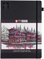 Schetsboek Sakura 80 witte vellen 210x297mm zwart 1 Stuk