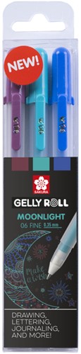 Gelschrijver Sakura Gelly Roll Moonlight galaxy 3 Stuk-2