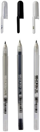Gelschrijver Sakura Gelly Roll Metallic 3 kleuren 3 Stuk-5