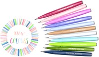 Brushpen Pentel Sign SES15C pastel assorti 12 Stuk-2
