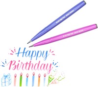 Brushpen Pentel Sign SES15C pastel assorti 12 Stuk-4