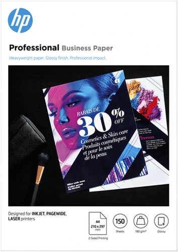 Fotopapier laser HP 3VK91A A4 180gr glans wit 150 vel-2