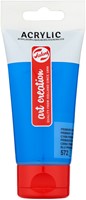 Acrylverf TAC 572 primaircyaan tube 75ml 75 Milliliter