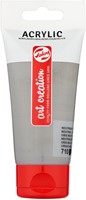 Acrylverf TAC 710 neutraalgrijs tube 75ml 75 Milliliter
