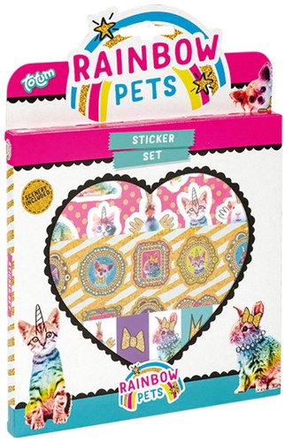 Stickerset Totum Rainbow Pets 1 pak-2