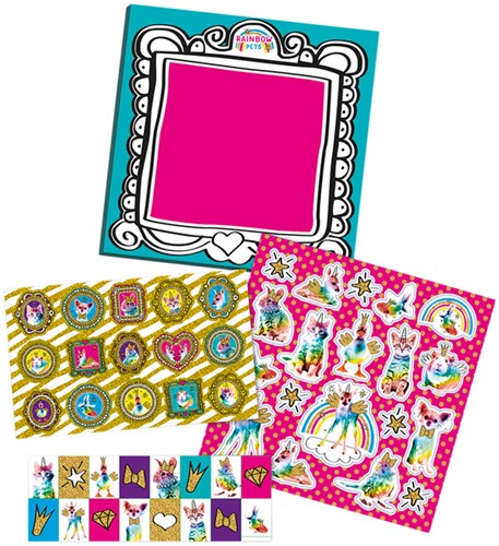 Stickerset Totum Rainbow Pets 1 pak-3