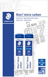 Potloodstift Staedtler mars carbon micro 0.7mm hb 2 Stuk