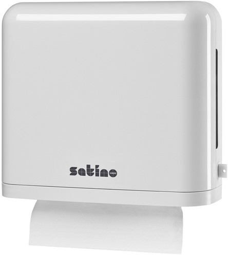 Handdoekdispenser Satino PT2 klein wit 1 Stuk