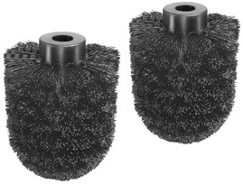 Toiletborstelkop BlackSatino vervangset 2 stuks zwart 332150