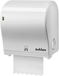 Handdoekroldispenser Satino PT1 manueel medium wit 1 Stuk