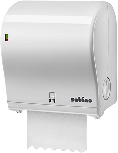 Handdoekroldispenser Satino PT1 manueel medium wit 1 Stuk