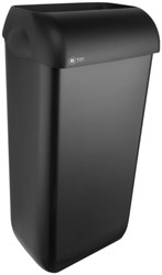 Afvalbak BlackSatino open inworp 23 liter zwart 1 Stuk