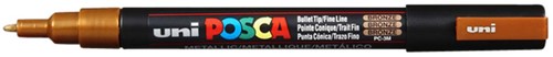Paintmarker Uni POSCA PC3M F brons 1 Stuk