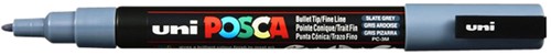 Paintmarker Uni POSCA PC3M F leisteengrijs 1 Stuk