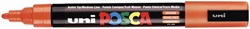 Paintmarker Uni POSCA PC5M M donkeroranje 1 Stuk
