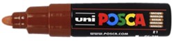 Paintmarker Uni POSCA PC7M B bruin 1 Stuk