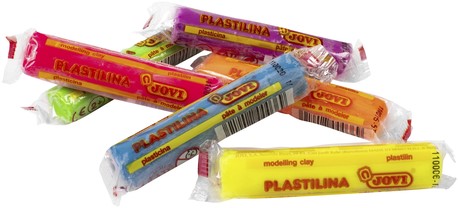 Boetseerklei Jovi 15gr neon kleuren 6 Stuk-2