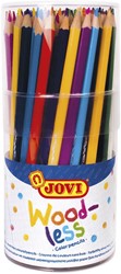 Kleurpotlood Jovi houtvrij pot assorti 84 Stuk