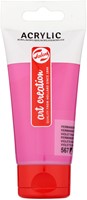Acrylverf TAC 567 permanentroodviolet tube 75ml 75 Milliliter