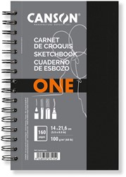 Schetsboek Canson Art Book One 100gr 140x216mm wit 1 Stuk
