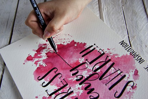 Brushpen Sakura Pigma medium zwart 1 Stuk-6