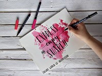 Brushpen Sakura Pigma medium zwart 1 Stuk-7