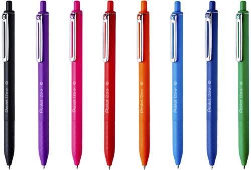 Balpen Pentel BX470 iZee M lichtblauw 1 Stuk-2