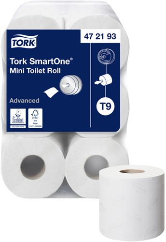 Toiletpapier Tork T9 Advanced 2laags 112m wit 12 Rol