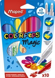Viltstift Maped Color'Peps Magic set á 10 kleuren 10 Stuk