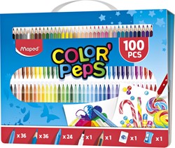 Tekenset Maped ColorPeps 100delig 100 Stuk